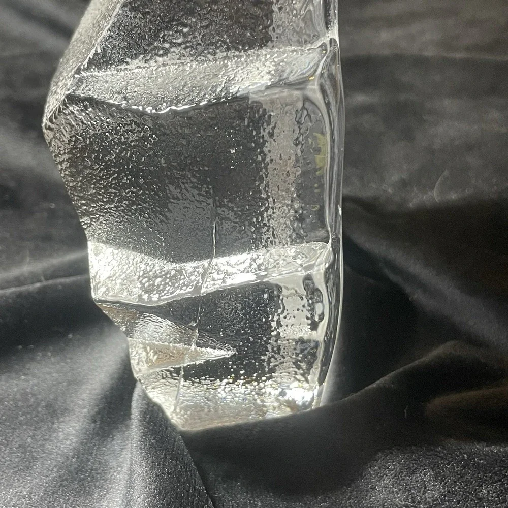 Vtg Fish Paperweight glass Signed and Numbered
